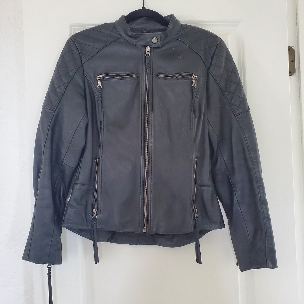 Black Arrow Women's Motorcycle Jacket, Size S